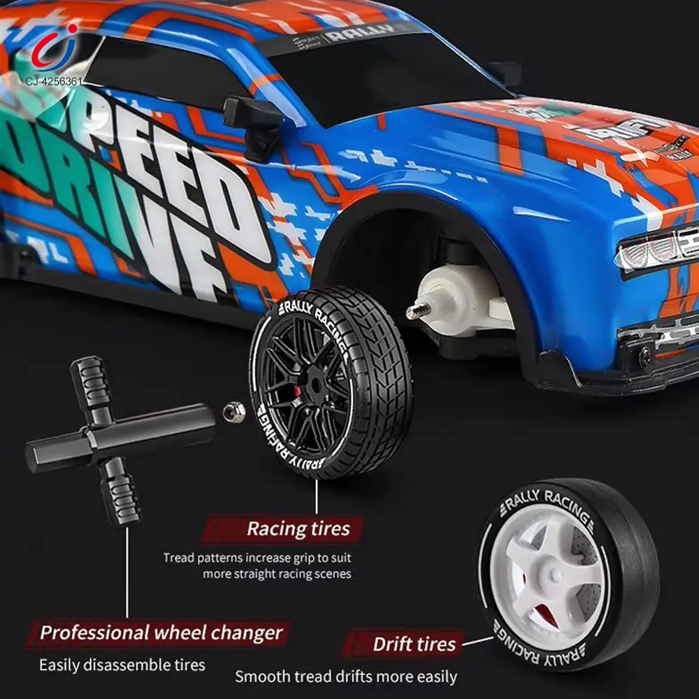 Wholesale 1:16 Four-Way Light RC Racing Car - RC Drift Toy Cars - Image 2