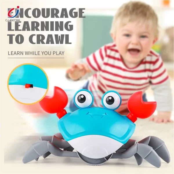 Wholesale RC Electric Induction Crab with Sound and Light - Bulk 2.4 GHz Wireless RC Animal Toys
