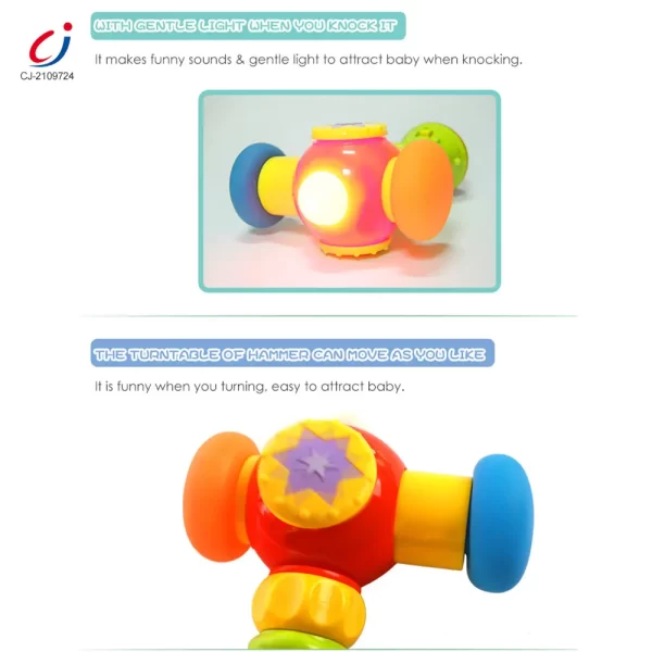 Wholesale Infant Rattles Activity Hammer Toy, Best-Selling Toy For European Market