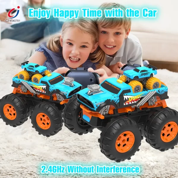 Wholesale 2-in-1 Remote Control Catapult Car with Transform Launcher Track - Off-Road RC Toys