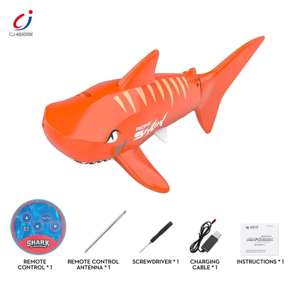 Wholesale Electric Waterproof Remote Control Shark, Infrared-Controlled Water Toy- RC Shark Toy