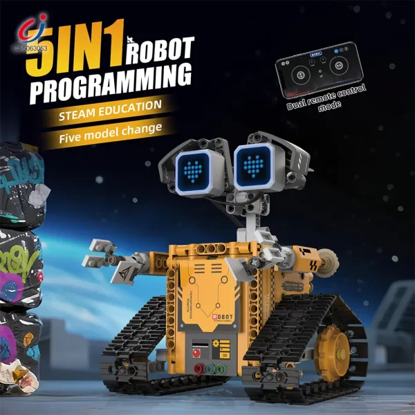 Wholesale STEM Robot Building Kit, 5-in-1 Robot, Programmable, Remote & App Control - Educational Toys, China, Manufacturers