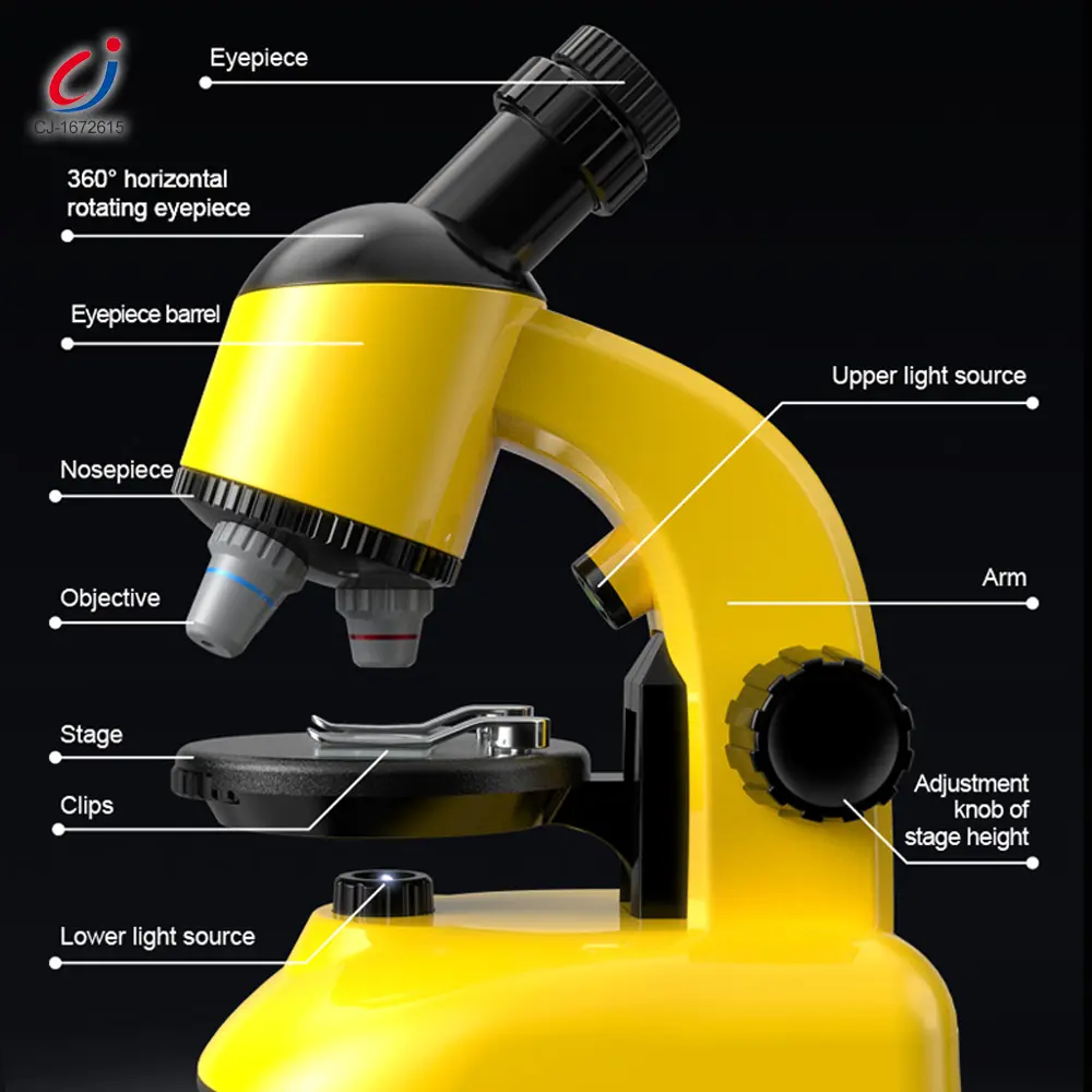Wholesale Scientific Microscope Toy, LED 100X-1200X Magnification - Best-Selling Science Toy In Europe - 이미지 2
