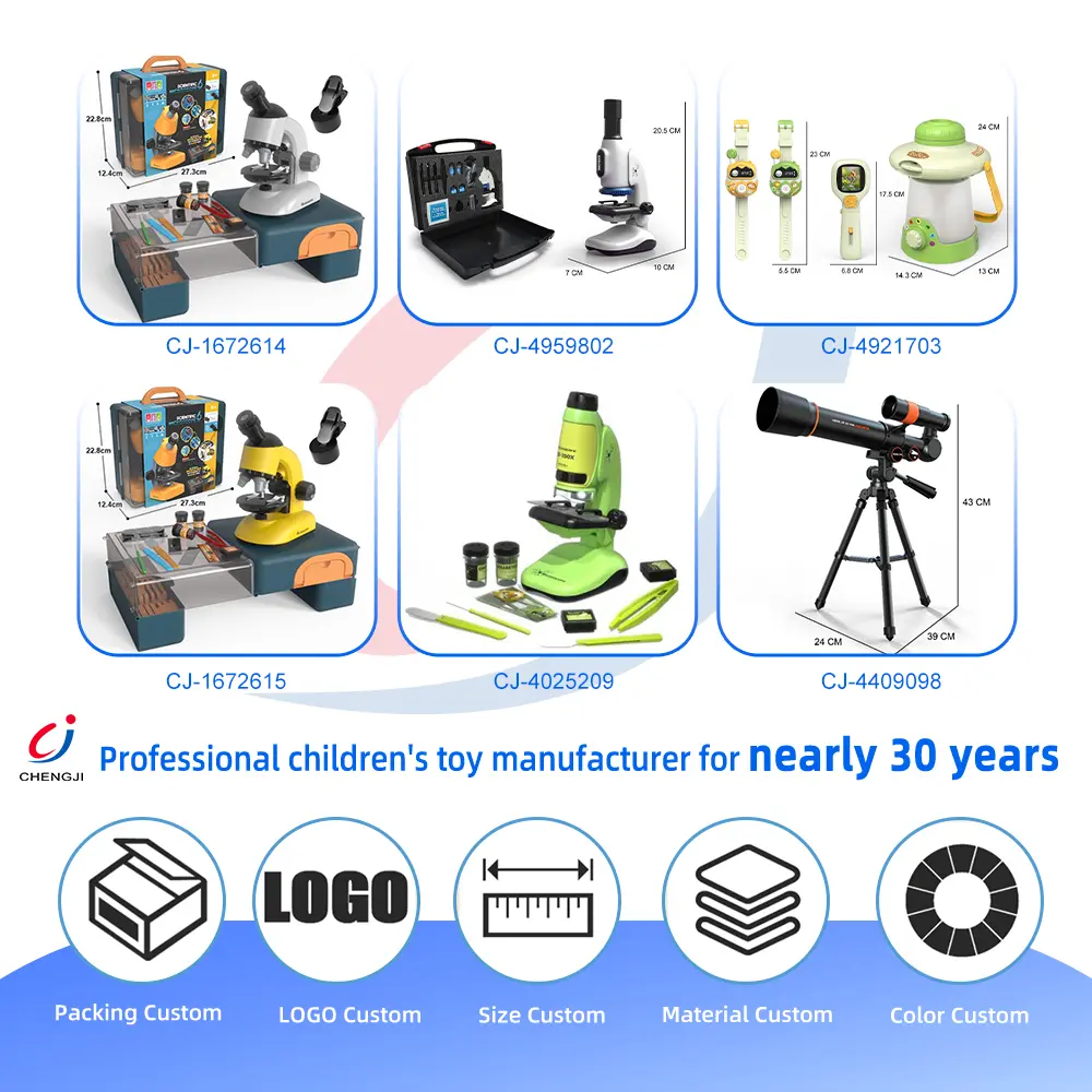 Wholesale Scientific Microscope Toy, LED 100X-1200X Magnification - Best-Selling Science Toy In Europe - 이미지 7