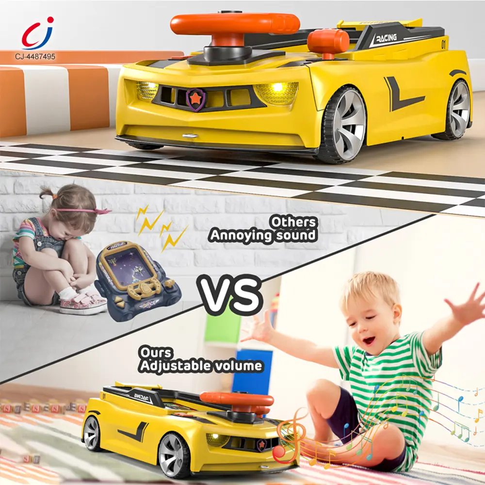 Wholesale Racing Adventure Game Steering Wheel Toy with Music and Light - Bulk Toy Supply China - Image 2