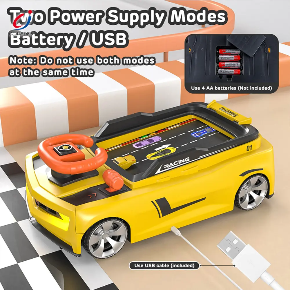 Wholesale Racing Adventure Game Steering Wheel Toy with Music and Light - Bulk Toy Supply China - Image 3