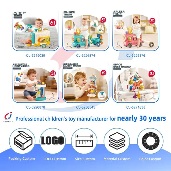 Wholesale 10-in-1 Activity Cube Toys, Educational Rotating Activity Busy Box Toy