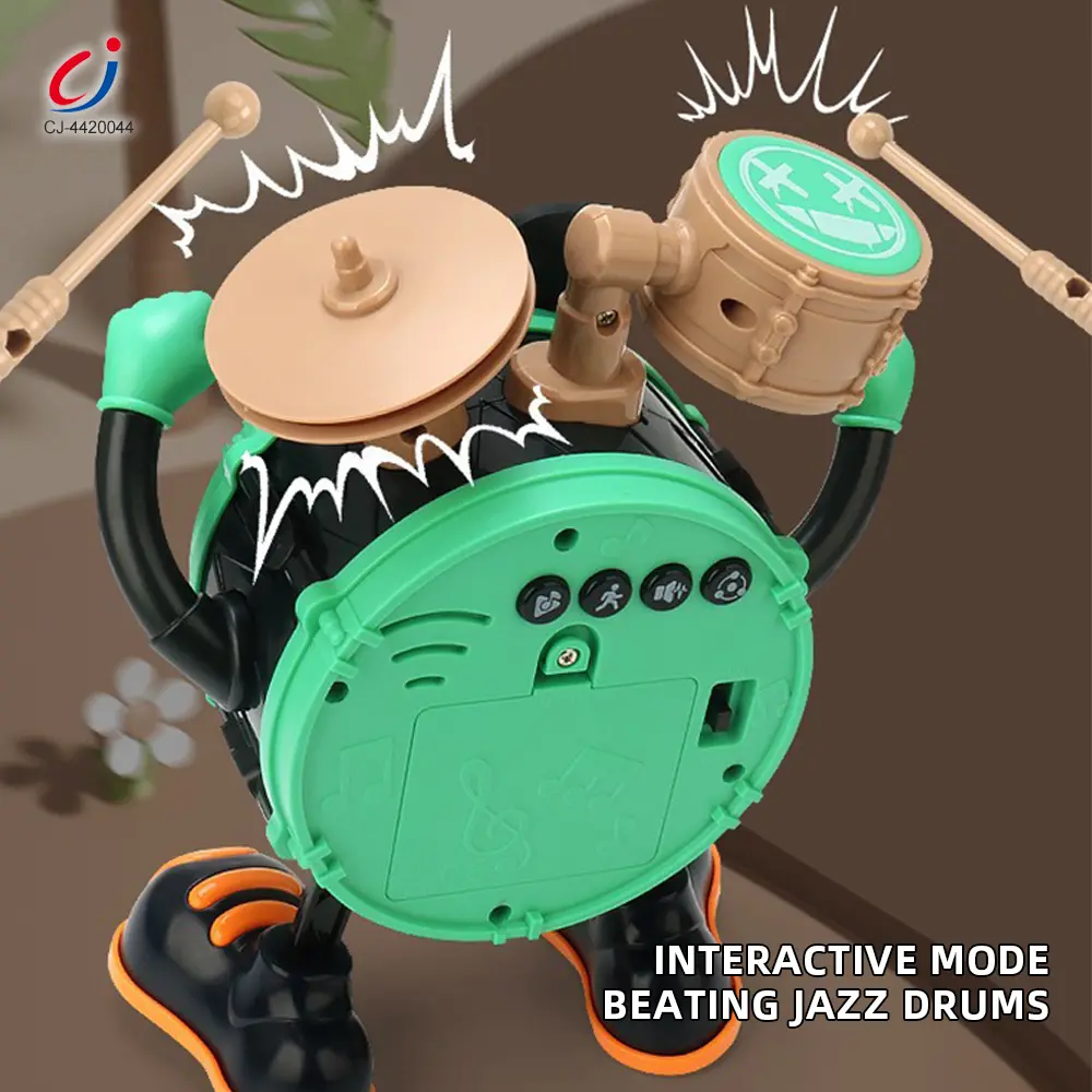 Wholesale Baby Dancing Drum Instrument Electric Music Robot Toy - Preschool Educational Toys - 图片 4