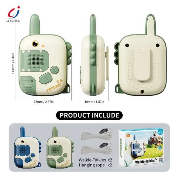 Wholesale Dinosaur Walkie Talkies, 300M Range - Certified For European Market