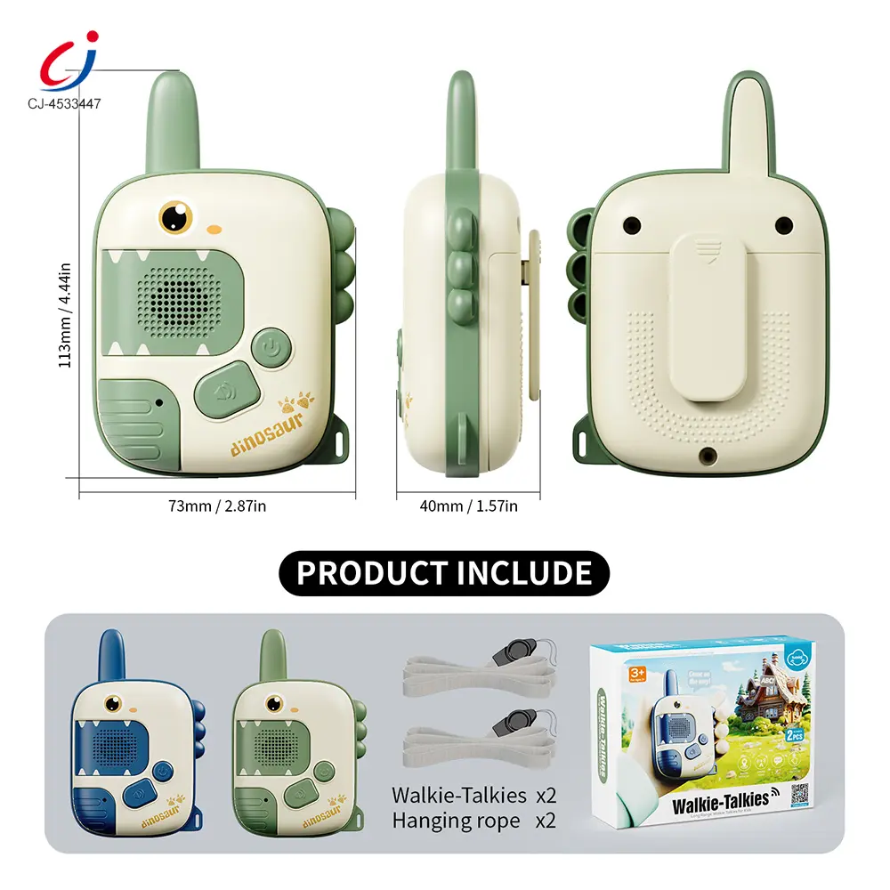 Wholesale Dinosaur Walkie Talkies, 300M Range - Certified For European Market - Image 3