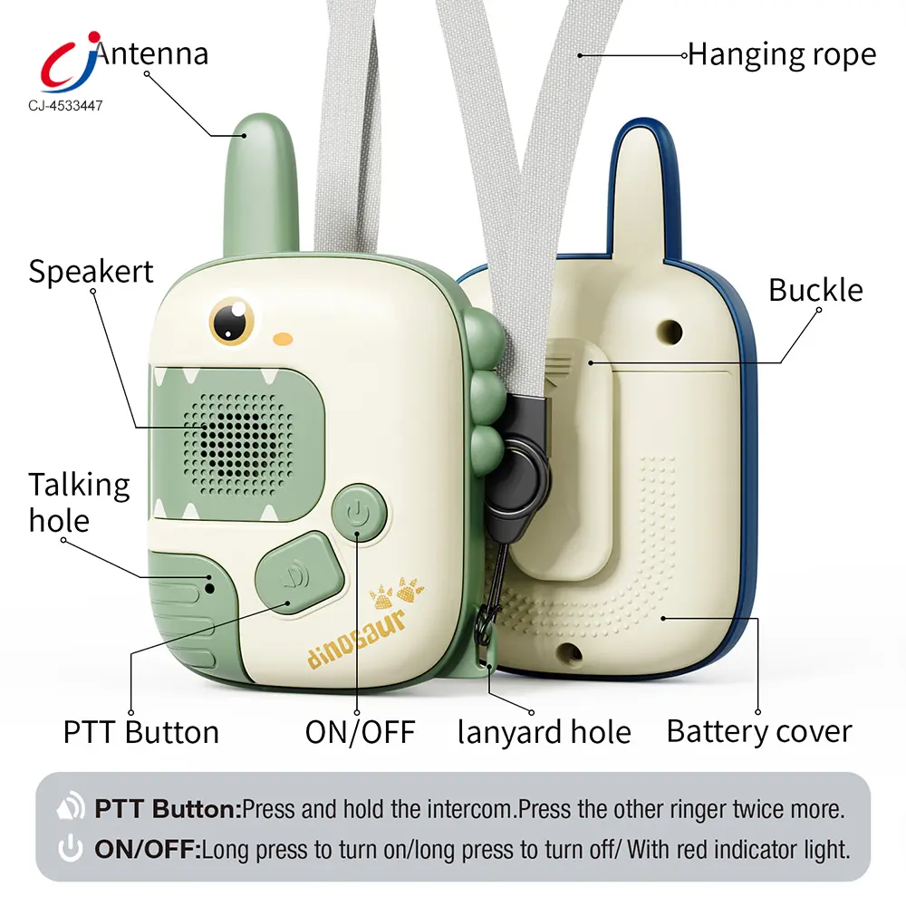 Wholesale Dinosaur Walkie Talkies, 300M Range - Certified For European Market - Image 4