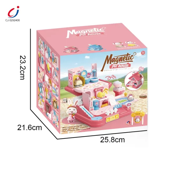 Wholesale Magnetic Pet House Perfect Gift For Children - Bulk Pretend Play Toy Supplies