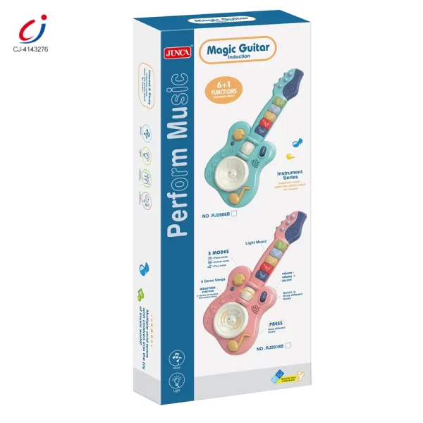 Wholesale Kids' Guitar Toys with LED Lights & Sound, Interactive Early Learning Supply