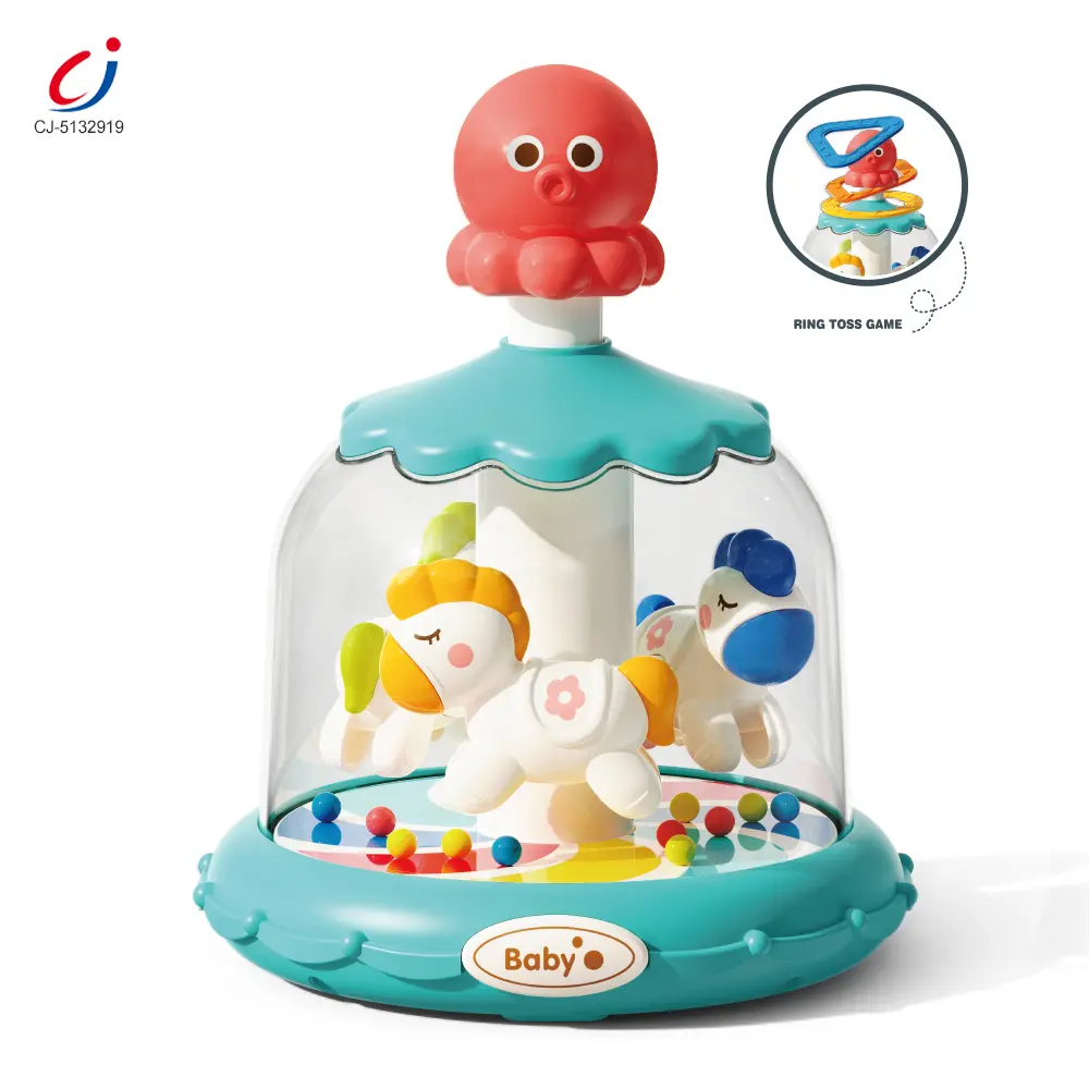 Wholesale Press and Spin Carousel Toy, Baby Early Education Training - Baby Toys Manufacturer - 图片 7