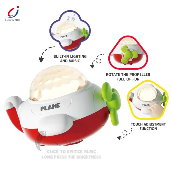 Wholesale Touch Projection Musical Plane - Bulk Baby Toys From China