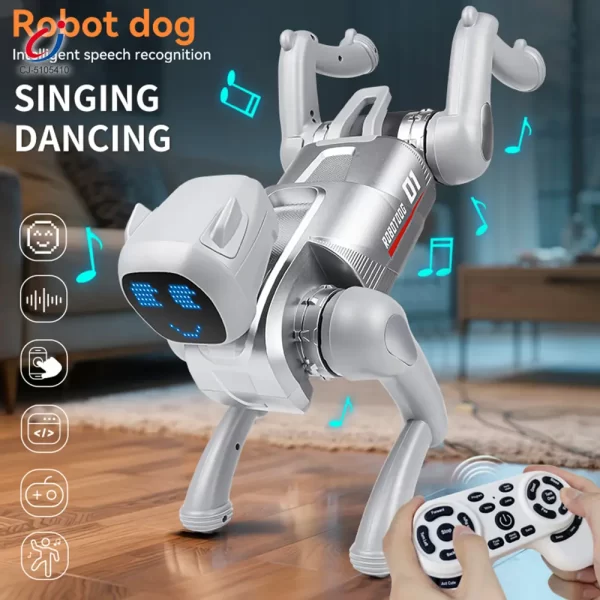 Wholesale RC Smart Robot Dog Toy with Voice & App Control - RC Dog Toys Bulk Supplies