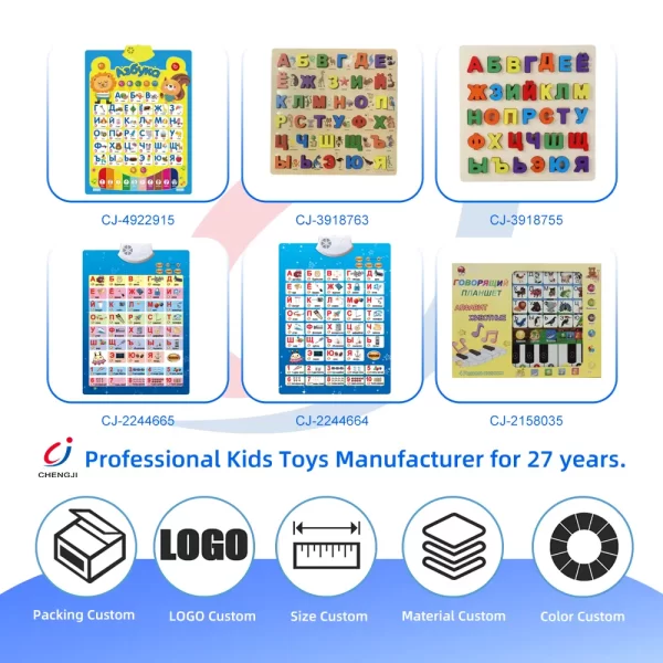 Wholesale Russian Talking Book, Alphabet Book - Learning Educational Toys Supply