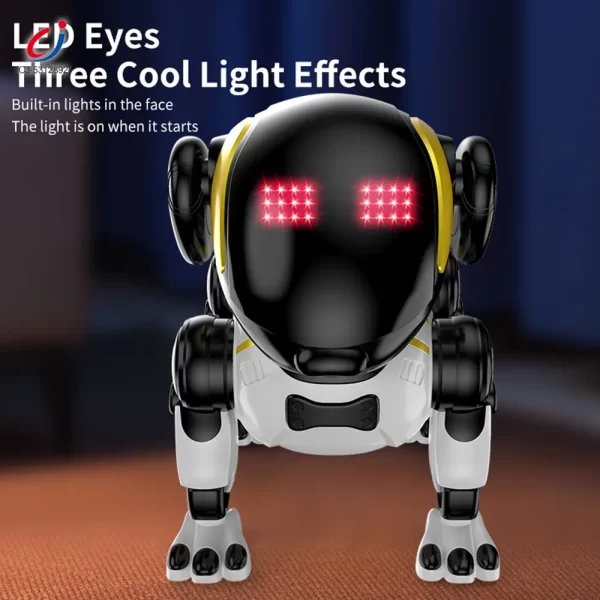Wholesale Smart Robot Dog Toy with Voice Control, Remote Control, LED Eyes, Multi-Function Interactive Pet