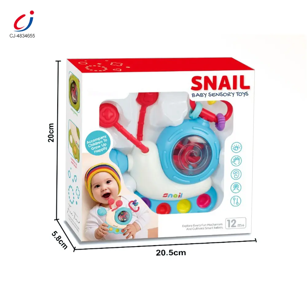 Wholesale Snail Sensory Toys, Round-Edge Design - Baby Development Toys - Image 4