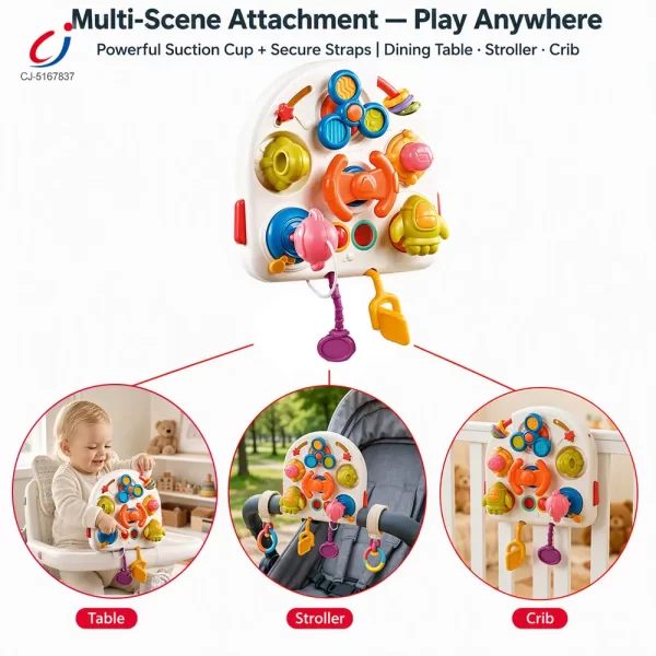 Wholesale Montessori Busy Board Toys, Spinning, Sliding & Fine Motor Skill Activities Learning Toy