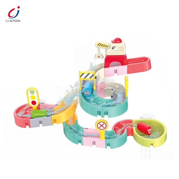 Wholesale Bath Toys, Water Slide Building Toy for Toddlers - Bulk Baby Toys