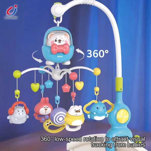 wholesale Baby Crib Mobile with Music and Projection Rotating Hanging Toys Rattles-baby hanging toys