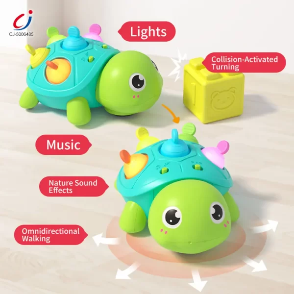 Wholesale Crawling Turtle, Child-Safe Silicone - Bulk Baby Toys