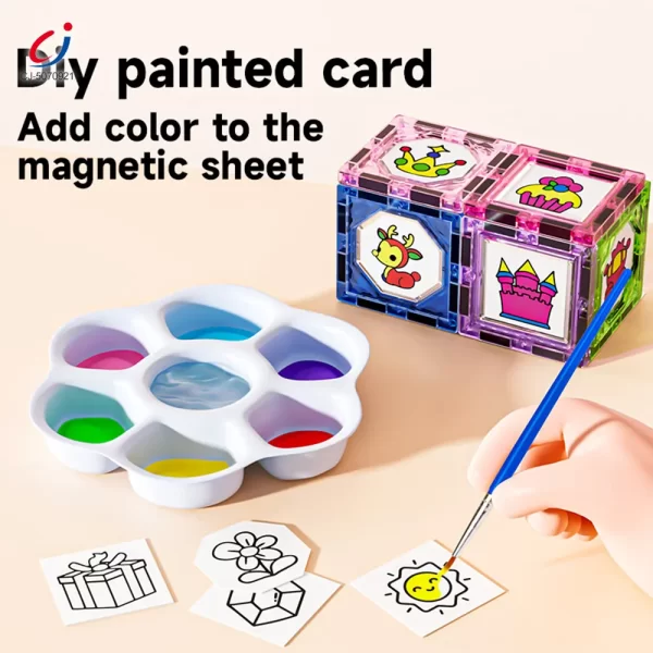Wholesale Dinosaur Theme Magnetic Tiles, Building Blocks Set - Chinese Building Block Toys