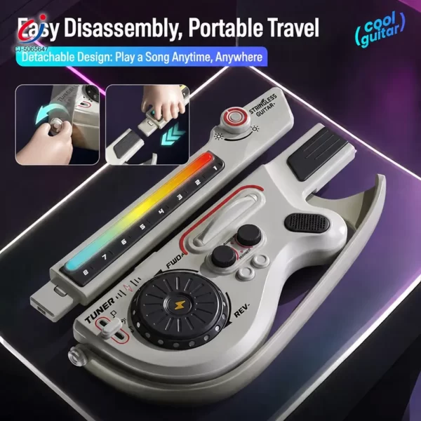 Wholesale Kids Electric Guitar Toys Musical Instruments Set with DJ Turntable