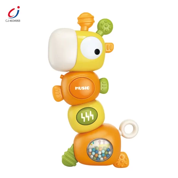 Wholesale Giraffe Musical Rattle Sensory Toy for Infants - Baby Sensory Toy