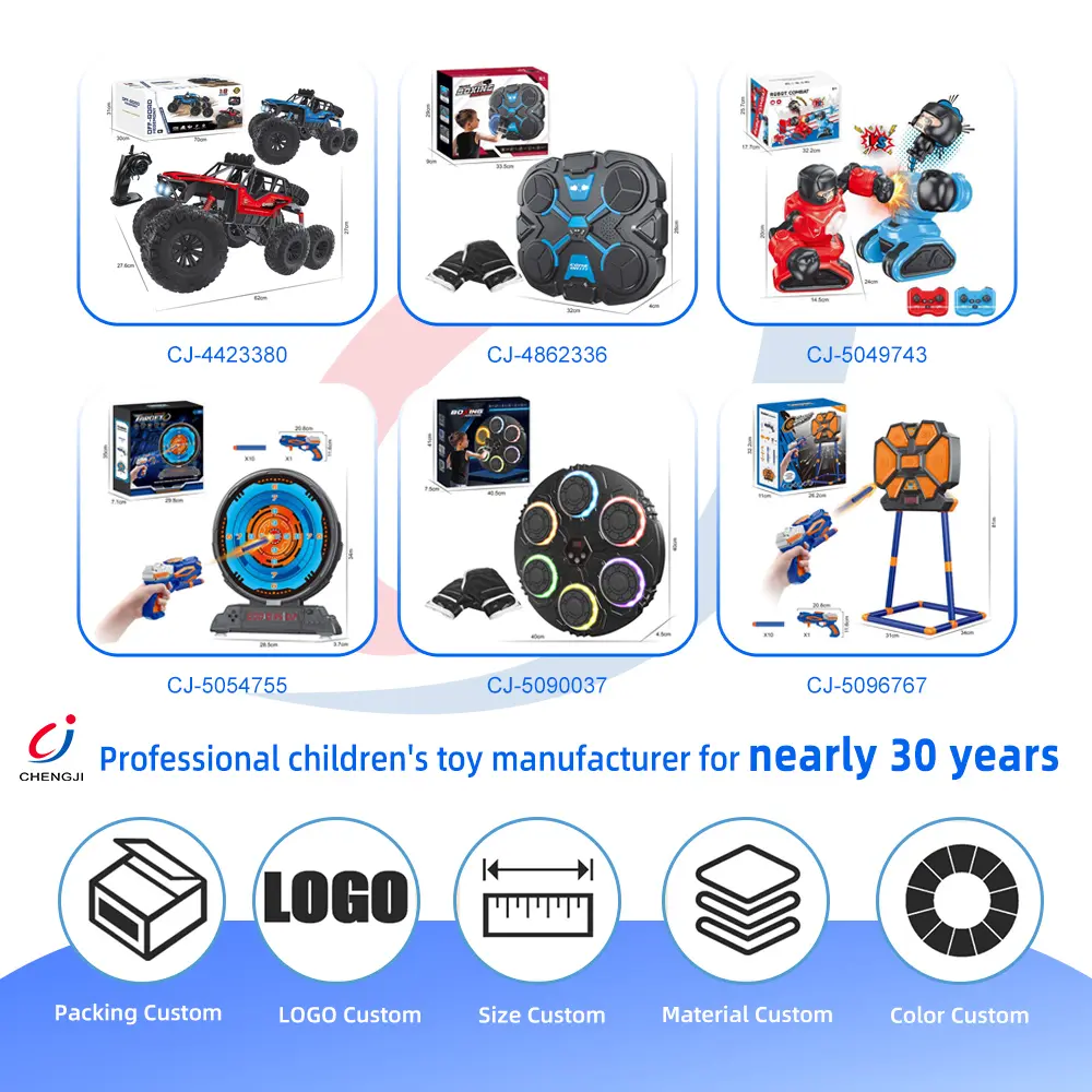 Wholesale Wall-Mounted Music Boxing Machine Toy for Kids with Cool Lights - Sports Toys for Kids - الصورة 5
