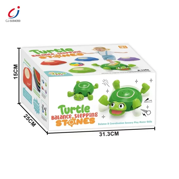 Wholesale Turtle Stepping Stone Toy For Kids' Coordination and Balance Training, Lights & Sound Effects